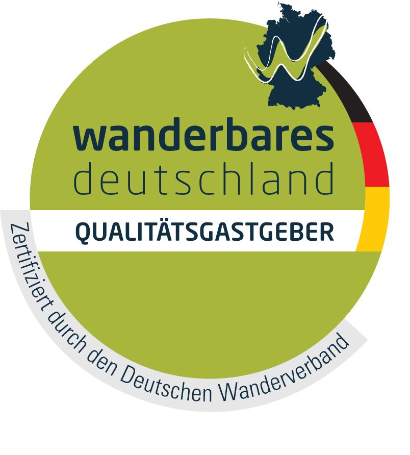 Qualitätssiegel „Wanderbares Deutschland“ für zertifizierte Gastgeber